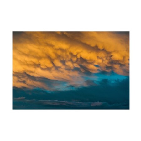 Trademark Fine Art Eddie Soloway 'Golden Clouds' Canvas Art, 22x32 IC02484-C2232GG